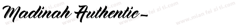 Madinah Authentic字体转换